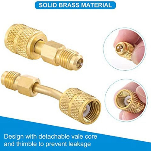 Adaptadores Divididos R410a, Conector De Puerto De Vacío