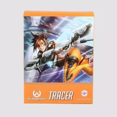 Tracer Figure Action C/ Caixa Gamer Geek Overwatch 27 Cm