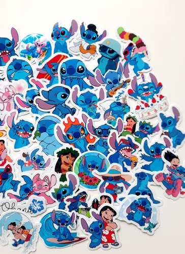 Pegatinas holográficas de Lilo y Stitch de Disney