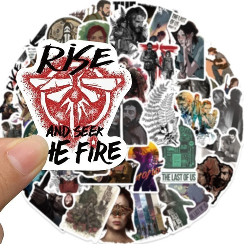 The Last Of Us - Set 50 Stickers / Calcomanias / Pegatinas
