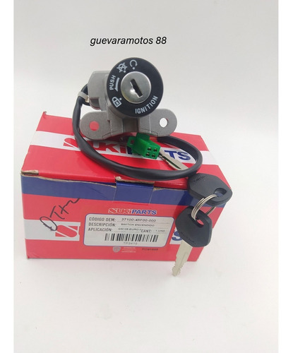 Switch De Encendido Gs-125 Euro I I Tipo Original Sukiparts