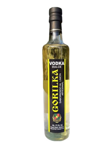 Vodka Dulce Gorilka Saborizado Con Limón