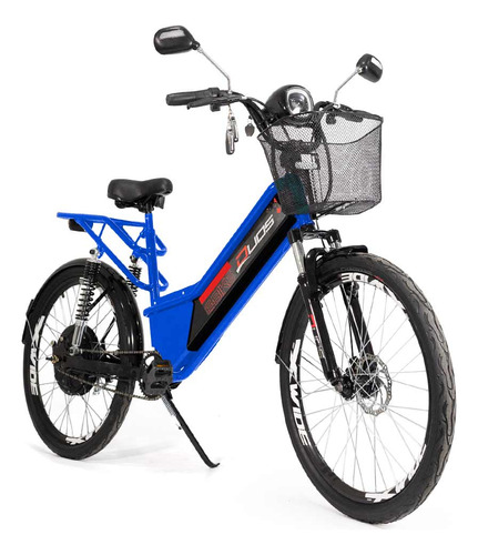 Bicicleta Elétrica - Confort Full - 800w Lithium - Azul - D