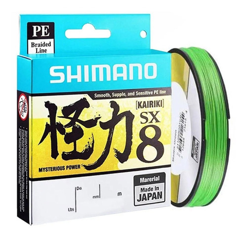 Multifilamento Shimano Kairiki 8 Hebras 60lb 300mts