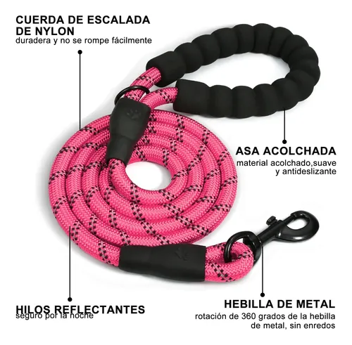 Para Perro, 1.5m Cuerda De Perro Entrenamiento Reflectante