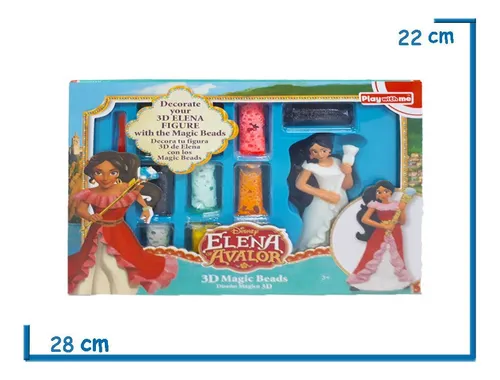 Muñeca Elena De Avalor Decorar 3d Magic Beads C/ Masa