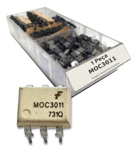 Circuito Integrado Moc3011 = Moc 3011 - Dip6