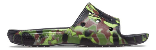 Classic Croc Spray Camo Slide Black Unisex