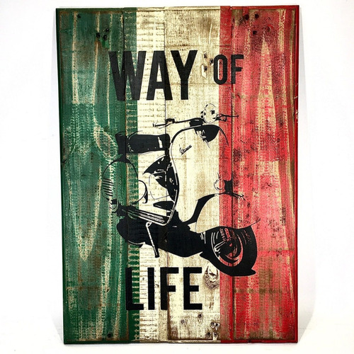 Cuadro Vespa Way Of Life