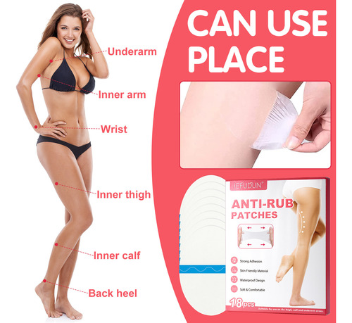 Thigh Antiwear Patch Invisible Patch Transparent And Tracele