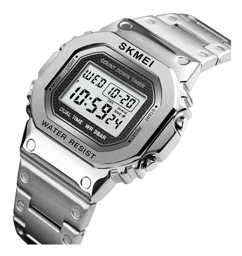 Reloj Hombre Skmei 1456 Si Digital Cab Impacto Online