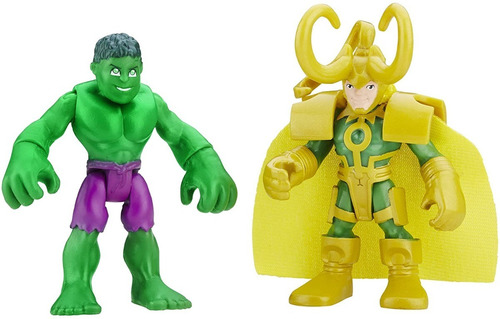 Playskool Marvel Hulk & Loki