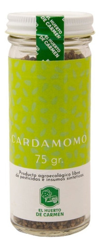 Cardamomo Orgánico 75g Huerto De Carmen