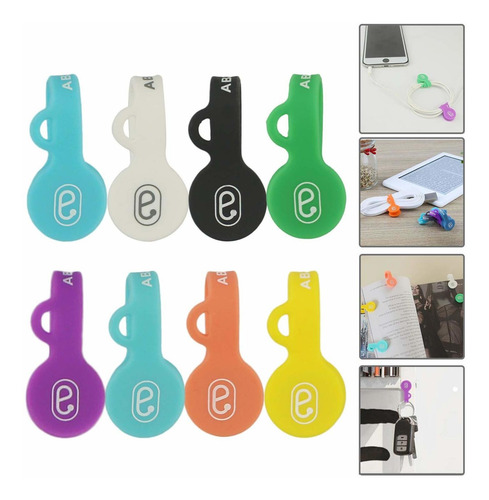 Packs Magnetic Cable Clips Earbuds Cord Organizers Ee...