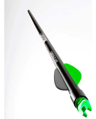 6 Flechas Carbono Arco Nature 30 + 6 Pontas Caça B13 Vixion Cor Verde