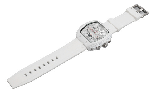 Relógio De Quartzo Branco Branco Timing Men Accurate Waterpr