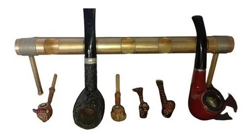 Imagen 3 de 9 de Kit Pipa Savinelli Y Colección, Porta Pipa, Y Mas