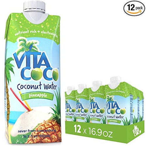 Vita Coco Agua De Coco, Piña - Naturalmente Hidratante Elect