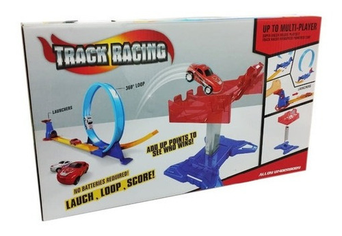 Pista Lanzamiento Loop Track Racing Autopista Color Multicolor