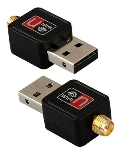 Imagen 2 de 4 de Adaptador Antena Wifi Usb 2.0 Para Pc