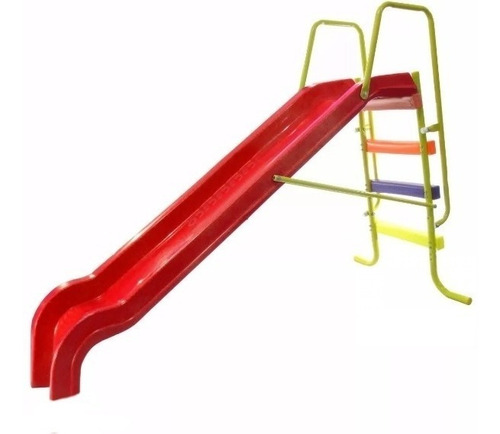 Tobogan 3 Escalones 4 Niveles Bajada Plastica Escalera Metal