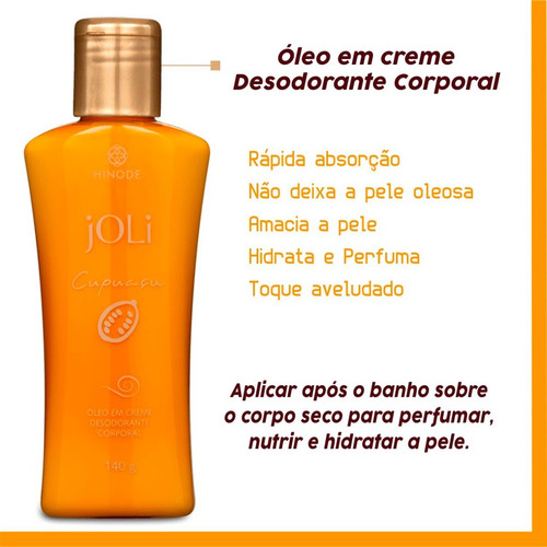 Imagem 7 de 7 de Perfume Rebelle + Óleo E Creme Corporal Joli Cupuaçu