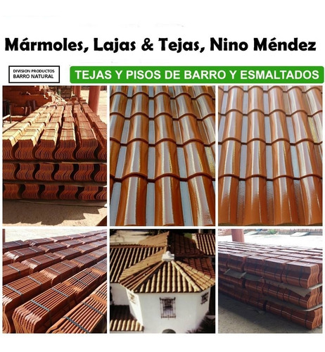 Teja De Barro Esmaltada Mixta Ala Mega 45cmx28cm Pieza Chocolate Esmaltada