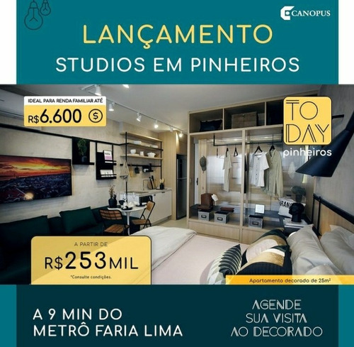 Imagem 4 de 15 de Apartamento - Padrão, Para Venda Em São Paulo/sp - Today Pinheiros Ap0124