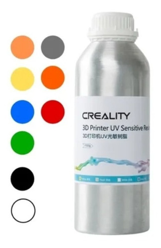 Imagen 1 de 2 de Resina Para Impresoras Creality 3d 500g Colores | Resina