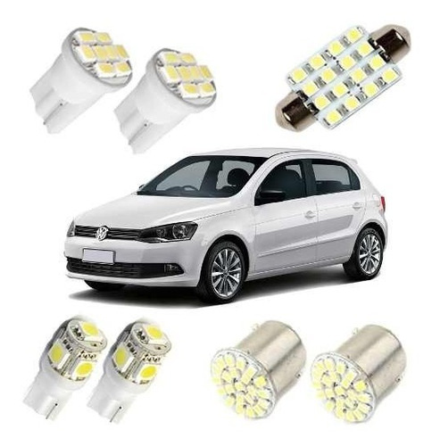 Kit De Lamparas Led Para Vw Gol G5 Y G6