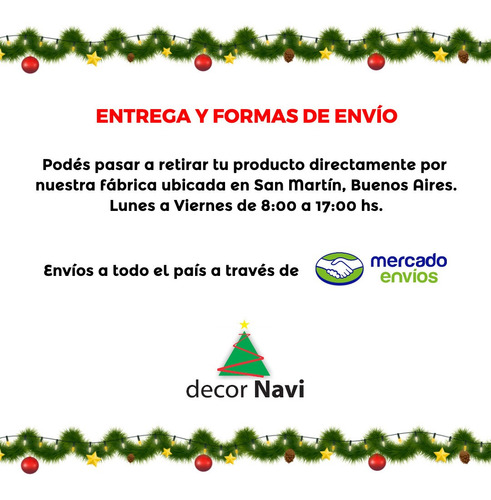 Bota Navidad Chica Decorada #638