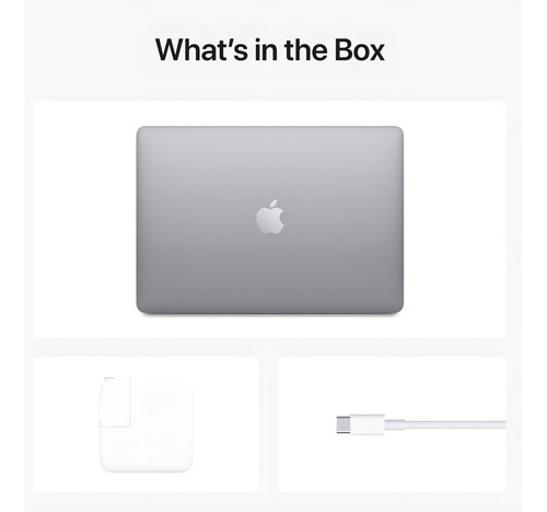 Macbook Air Apple 13 M1 256gb 8gb Ram Gris Espacial