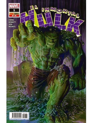 Marvel - El Inmortal Hulk N°1: El Retorno De Bruce Banner Tpb, Panini