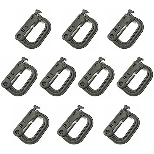 Molle Attachments Carabiner Clip Keychain Military Multipur