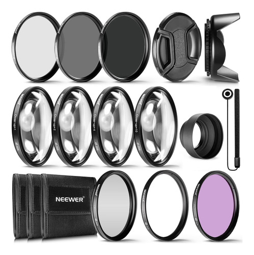 Neewer Kit De Filtros Y Accesorios Para Objetivo