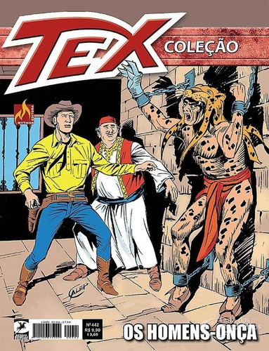 Tex: Os Homens-onça, De Sergio Bonelli - Guido Nolitta. Série Tex Coleção, Vol. 442. Editora Mythos, Capa Mole, Edição 442 Em Português, 2017