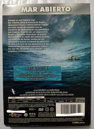 Mar Abierto Open Water Dvd Original (Usado)