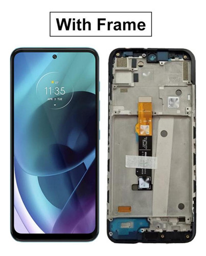 Pantalla Lcd Amoled Con Marco Para Moto G71 5g Xt2169-1