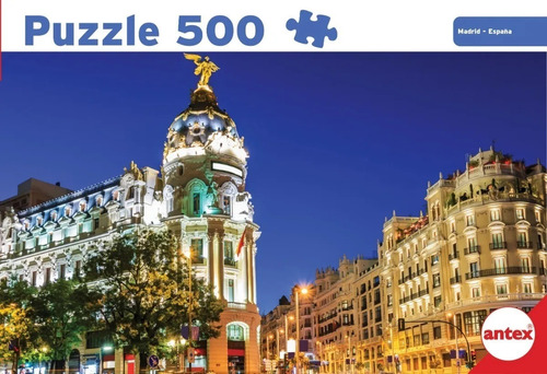 Imagen 1 de 4 de Puzzle 500 Pzs Madrid España Rompecabezas Antex Playking