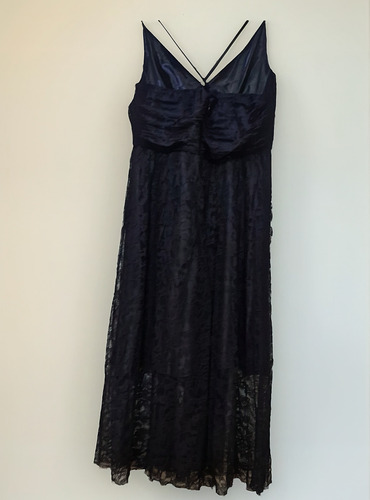 Vestido Calvin Klein Encaje Negro X L (12 Usa)