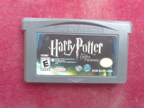 Harry Potter Order Phoenix ( Gameboy Advance Gba Sp )20v ^o^ (Usado)