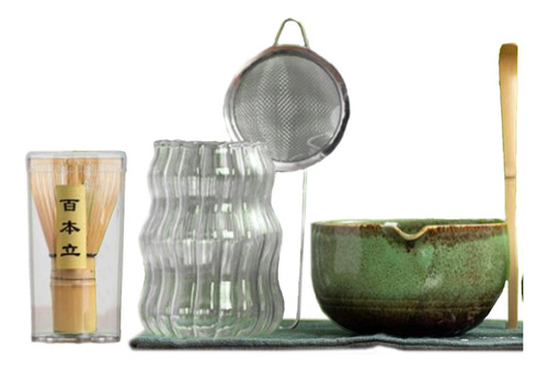 Matcha Set Matcha Bowl Cosacos De Bambú Matcha Ceremonía