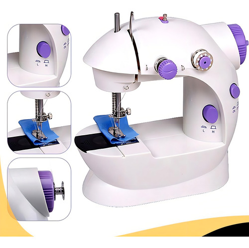Mini Máquina De Costura Portátil Countertech Sm-202a