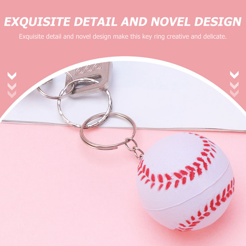 10pcs Backpack Decorative Keychain Baseball Hanging Ornament