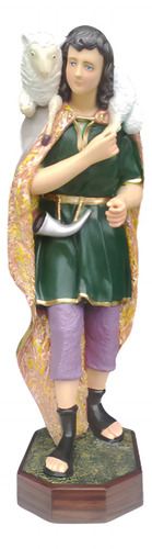 Presepio Pastor Com Ovelha / Carneiro 72 Cm Peça Avulsa
