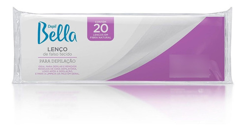 Lenço De Falso Tecido Para Depilação 20fls - Depil Bella