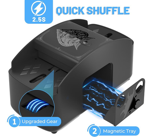 Ni-shen 1-2 Cubierta Totalmente Automática Shuffler, Shuffle