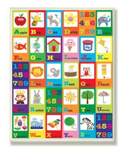 The Kids Room By Stupell A Is For Apple Alphabet Kids Room