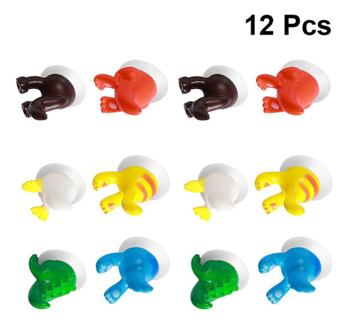 Magiclulu 12pcs Ganchos De Cola De Dibujos Animados Para Niñ