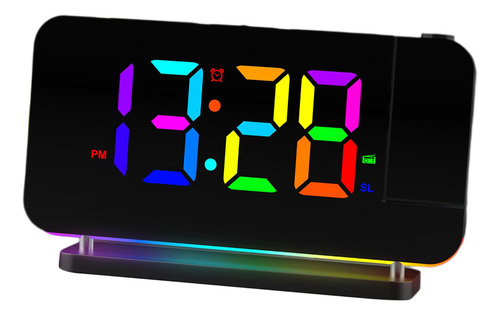 Reloj Despertador Digital Led, Reloj De Proyección,